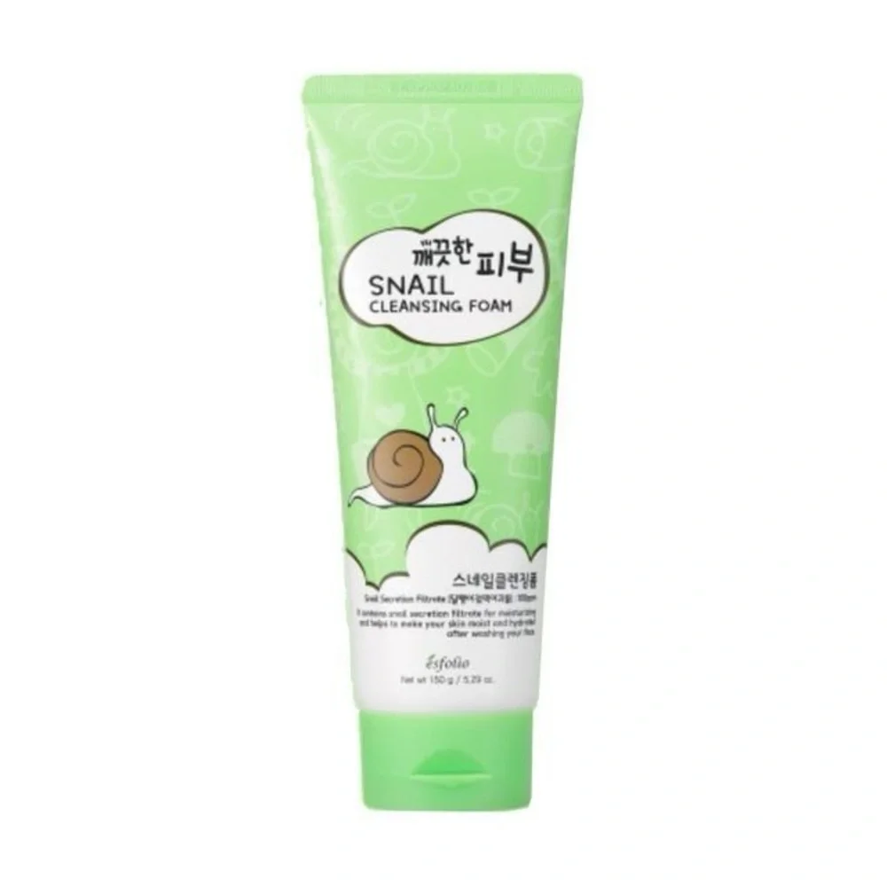 🐌 Esfolio Snail Cleansing Foam 150g | K-Beauty Hydrating Cleanser
